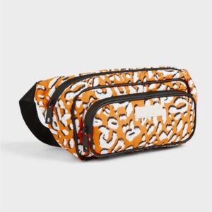 NIQILA Leopard Detail Puffer Belt Bag: $130